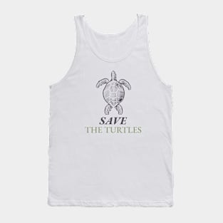 Save The Turtles Tank Top